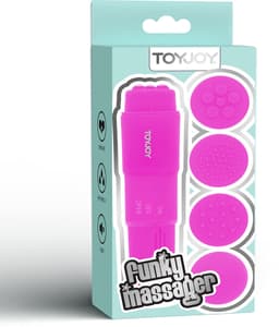 ToyJoy Funky Massager - Vibrator - Violet  - Ø 25 mm — thumbnail 5