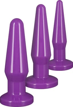 TOYJOY - Best Butt Buddies - Anal Toys Buttplugs Paars — thumbnail 1