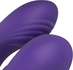 EasyToys - Koppel Vibrator met Afstandsbediening - Vibrator - Sex Toys voor Mannen en Vrouwen - Vibrators - Dildo - Vibrators voor Vrouwen en Mannen - G-Spot Vibrator - Clitoris Stimulator - Paars — thumbnail 3