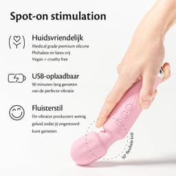 Fae® Vibrator voor Vrouwen - Clitoris Stimulator - Sex Toys voor Vrouwen en Koppels - Seksspeeltjes - Pure Series - Blushing Bride — thumbnail 3