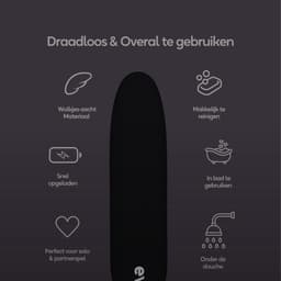 Eva® Spark - Vibrator - Mini Bullet voor Vrouwen - Krachtige Clitoris Stimulator - Discreet Sex Toy - Seksspeeltje - Vibrators voor Vrouwen - Erotische Luisterverhalen - Cadeau voor vrouw - Obsidian Black — thumbnail 2