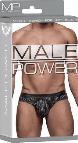 Male Power Insert Bikini - Black M — thumbnail 2