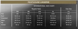 Penthouse Lingerie Flawless Love - Erotische Babydoll - Maat S/M - Zwart — thumbnail 2