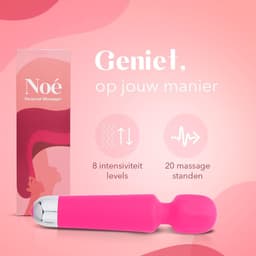 Essential Pleasure Noé - Magic Wand Vibrator - Vibrator-  Massagestaaf met Clitoris Stimulator – Vibrators voor Vrouwen – Vibrator voor Vrouwen - Roze — thumbnail 2