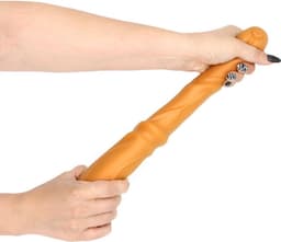 Gold Play - Soft Liquid Siliconen Dildo - Beast - Goud L — thumbnail 5
