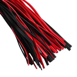 Banoch | Flogger red/black | korte zweep rood/zwart | 64 cm | BDSM — thumbnail 3