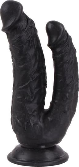 Kiotos Cox - Dildo Voor Dubbele Penetratie - 21 x 3.5/4.5 cm - Zwart — thumbnail 1