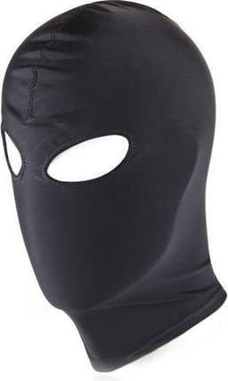 Kiotos - Zwarte BDSM Hood - Spandex Met Oogopeningen — thumbnail 1