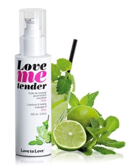 Love me Tender - Verwarmende Massageolie - Mojito — thumbnail 3