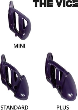 The Vice - Kuisheidskooi - Peniskooi - Chastity Cage - Paars Plus — thumbnail 9