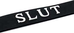 Rimba - Halsband - Collar Met Tekst - SLUT - Siliconen - Collar — thumbnail 5