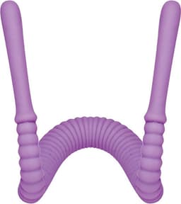 Flexibele Schaamlip Spreider - Zijdezacht Siliconen - 31.7 cm - Stimuleert de G-Spot en Spreidt de Schaamlippen — thumbnail 6