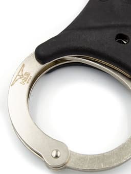 Mister B Cuffs Double Lock Rigid Steel Politiehandboeien — thumbnail 3