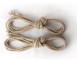 Shibari Touw set van 2 x 8 meter | 6mm dik | Synthetische hennep | Hempex / Spleitex | Hoogwaardig | Bondage