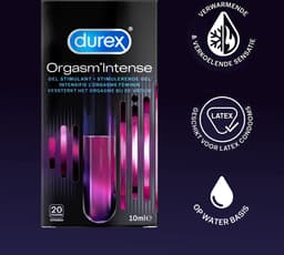 Durex - 10 stuks Condooms - Nude XL - 110 ml Glijmiddel - Intense Orgasm 10ml - Play Sensitive 100ml - Voordeelverpakking — thumbnail 6