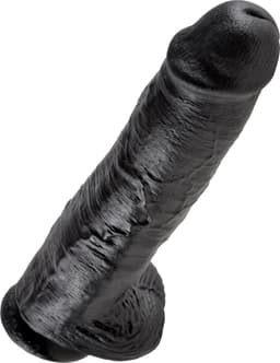 Pipedream King Cock Realistische Dildo met Ballen en Zuignap - beige - 28 cm — thumbnail 5