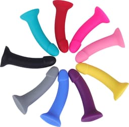 Banoch | Dildo Claes - paars | siliconen met zuignap | 17 cm lang | Ø 3,4 cm — thumbnail 3