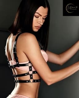 Dare to Undress – Bound Desire – Erotische Lingerie voor Dames – Lingerie Erotisch – Sexy Lingerie – Erotische BH Harnasset – Sexy PU-Leren Lingerie Harnas voor Dames – Fetish & Kinky Accessoire – BDSM & Clubwear – One Size — thumbnail 3