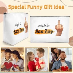 Opbergtas voor speeltjes - Grote capaciteit katoen-linnenmix - Ondeugend cadeau - Perfect voor koppels - ShopVlot — thumbnail 4