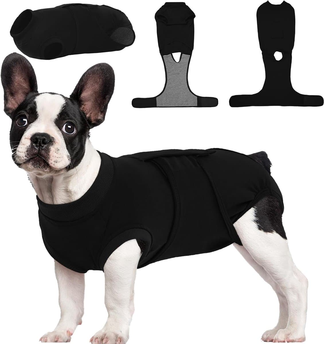 Honden Operatie Herstel Pak, Honden Herstel Pakken Vrouwelijke Sterilisatie en Mannelijke Castratie voor Post-Operatieve Zorg, Zachte Puppy Onesie Operatie Kegel Alternatief Voorkom Likken — afbeelding 1