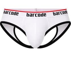 Barcode Berlin Maxime Backless Brief White - MAAT XL - Erotisch Heren Ondergoed - Slip voor Man - Sexy mannen Slip