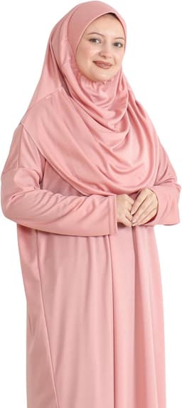 Moslimjurk voor Dames met Hijab, Abaya, Instant Gebedskleding Set, Islamitische Kleding, Dubai Kaftan, Jilbab, Burka — thumbnail 5
