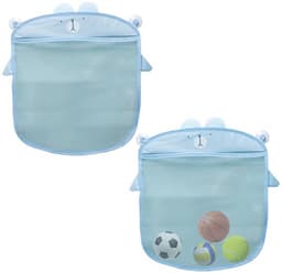 Opbergzak - 2 Stuks - Badkameropberger - Opbergnet - Kleding/To toys - Antislip Zuignap - 35 x 39 cm — thumbnail 1
