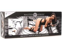 XR Brands - Obedience Bench Met Seksmachine - Zwart