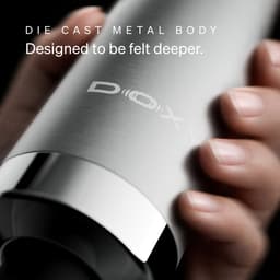 Doxy 2.0 - Die Cast Max Plug‑In - Metal - Silver - Doaxy Wand Massager - Wand Vibrator — thumbnail 4