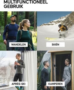ENDURANCE Merino Thermo Shirt Heren, Lange Mouw, Warm, Met of zonder Rits — thumbnail 5