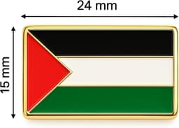 Palestina en Pasteque Pins Set | Pin Free Palestina | Palestijnse Vlag Palestijnse Palestijnse Vlag Pins | Accessoires voor Crocs en Rugzak | Duurzaam Emaille | Vergulde Sieraden — thumbnail 2