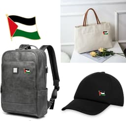 3 stuks Palestina Vlag Revers Pin Badge Nationale Country Vlag Knop Revers Pin — thumbnail 3