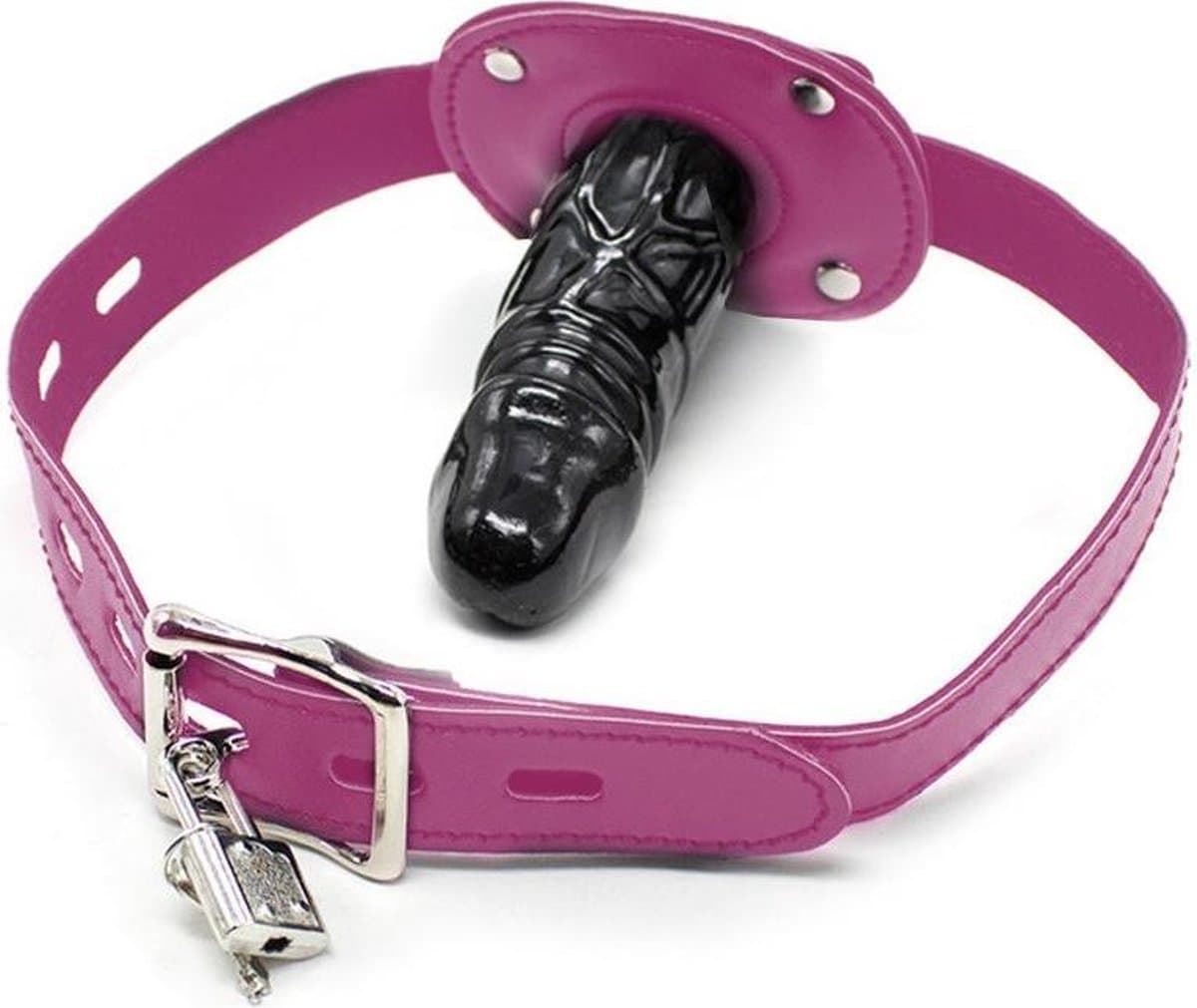 Penis gag lang - roze — afbeelding 1