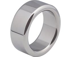 Banoch - Glansring Thick Ø 28 mm - brede metalen eikelring - cockring