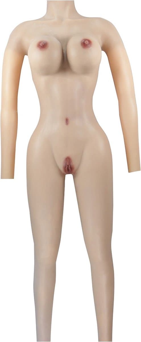 Full body - Lang - Cup F - Siliconen Huid - Bodysuit lang - Crossdresser - Transgender - Mastectomi - -Wearable body - Kunstmatige Nep Borst — afbeelding 1