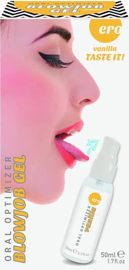 HOT Oral Optimizer - Deepthroat Gel - Vanilla - 2 fl oz / 50 ml — thumbnail 3