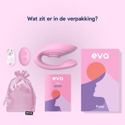 Eva® Pulse - Vibrator met Afstandsbediening - Sex Toys voor Vrouwen & Koppels - G-Spot en Clitoris Stimulator - Dildo Vibrators - Realistisch - Prikkelende Luisterverhalen Inbegrepen - Vibrators voor vrouw - Blossom Pink — thumbnail 4
