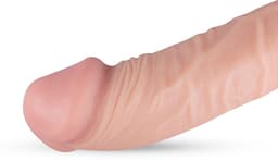 Real Fantasy - Lexon - Realistische Dildo met Zuignap - 33 cm - Dildo - Dildo's - Sex Toys voor Vrouwen - Sex Toys voor en Mannen - Dildo Mannen Anaal - Beige — thumbnail 5
