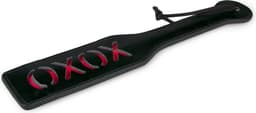 Zwarte Leren Paddle XOXO — thumbnail 4