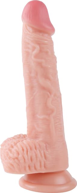 Banoch | Dildo | zacht met zuignap | 20 cm | Realistisch Geaderd | Stevig & Buigzaam | Voor Anaal en Vaginaal Gebruik — thumbnail 12