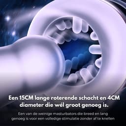 Masturbator automatische voor man vagina pocket pussy blowjob handsfree sextoy - Met zuignap - Monica Moments® — thumbnail 8