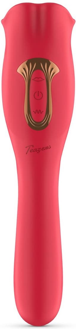 Teazers - Vibrator met Likkende Clitoris Stimulator - Vibrators voor Vrouwen - Sex Toys voor Vrouwen - Vibrators - Dildo’s - Clitoris Stimulator - Tong Vibrator - Rood — thumbnail 9