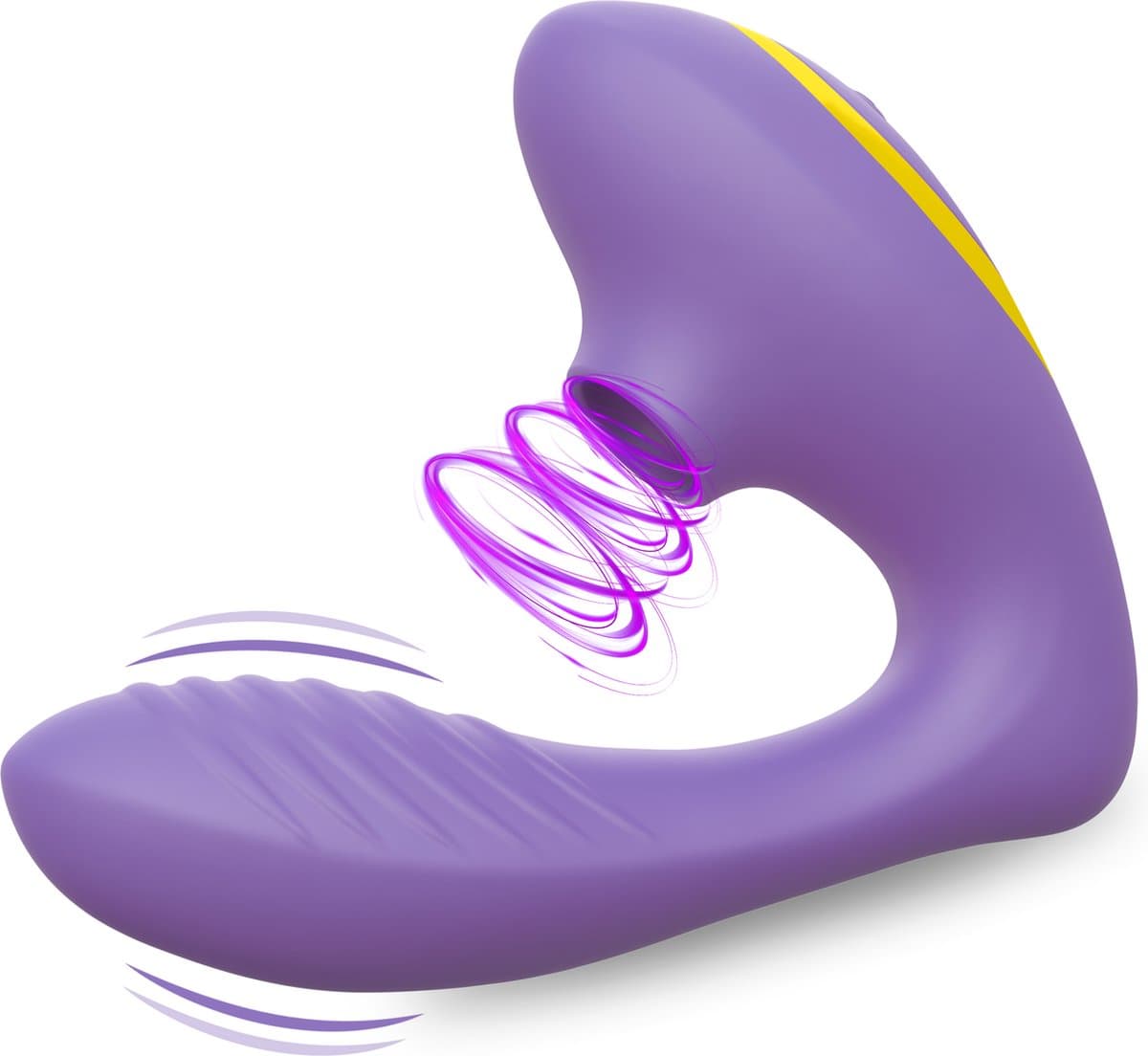 IVY LUX NUA SE - 2-in-1 Luchtdruk Vibrator – Clitoris Stimulator & G-Spot Vibrator – 12 Standen – Fluisterstil & Waterdicht – Siliconen – Oplaadbaar – Vibrators voor Vrouwen & Koppels – Roze — afbeelding 1