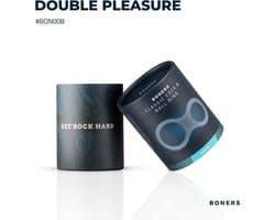 Boners - Siliconen Cockring en Ballstretcher - Seksspeeltjes - Penisring - Cockringen - Sex Toys voor Mannen - Bondage - Eikelring - BDSM Set - Grijs