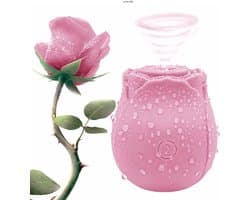 Akindo - lichtroos - vibrator 10 standen - waterproof - sex - sex toys - sex toys voor vrouwen en koppels - clitoris zuigend vibrerend speeltje - voor vrouwen Sucking Vibrator, Clitoral Suction, Clot Clitoris, Nipple Stimulator - roos bloem
