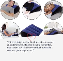 TipsToys® Sex Kussen SeksMeubel - Sex Pillow - Seksspeeltjes voor koppel - Opblaasbaar Seks Kussen Cockring — thumbnail 5