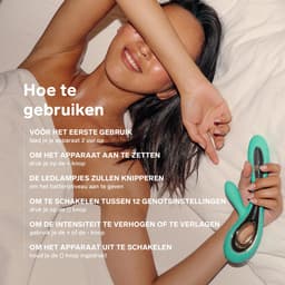 LELO SORAYA 2 – Rabbitstimulator – Waterdicht – Draadloos – Aqua — thumbnail 6