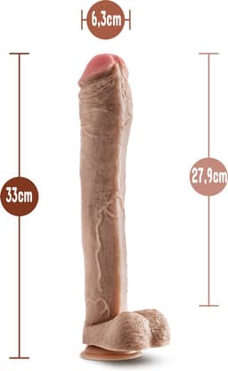 Lusty Big Dildo - Grote Lang Dildo Mr. Ed - Realistische Dildo — thumbnail 3