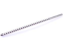 Geribbelde penis stick  / dilator - 6 mm