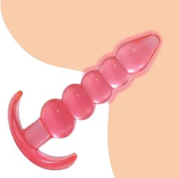 Erodit ® Jelly anal set roze, buttplug set- vibrerende kralen buttplug -G-Spot -Prostaat- Anaal dildo- Seksspeeltjes beginners - sex toys - seksspeeltjes- Erotiek voor vrouwen - mannen- koppels — thumbnail 2